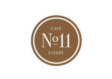 No 11 cafe eatery logo