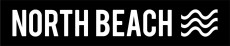 North Beach Logo 2018 Long White on Black 300dpi
